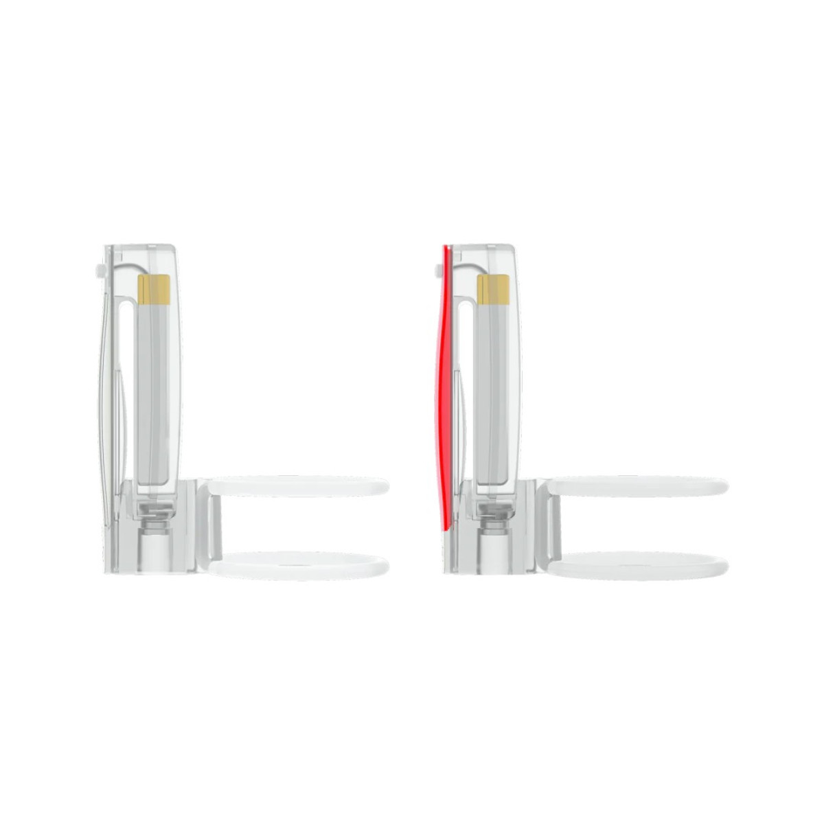 Knog Plus Twinpack jalgratta tulede komplekt | White