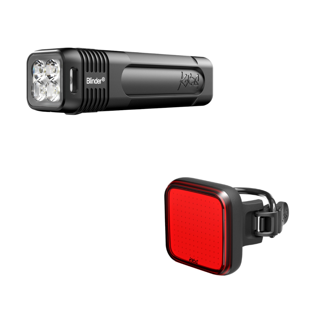 Knog Blinder 1000 + Blinder Square velolampu komplekts