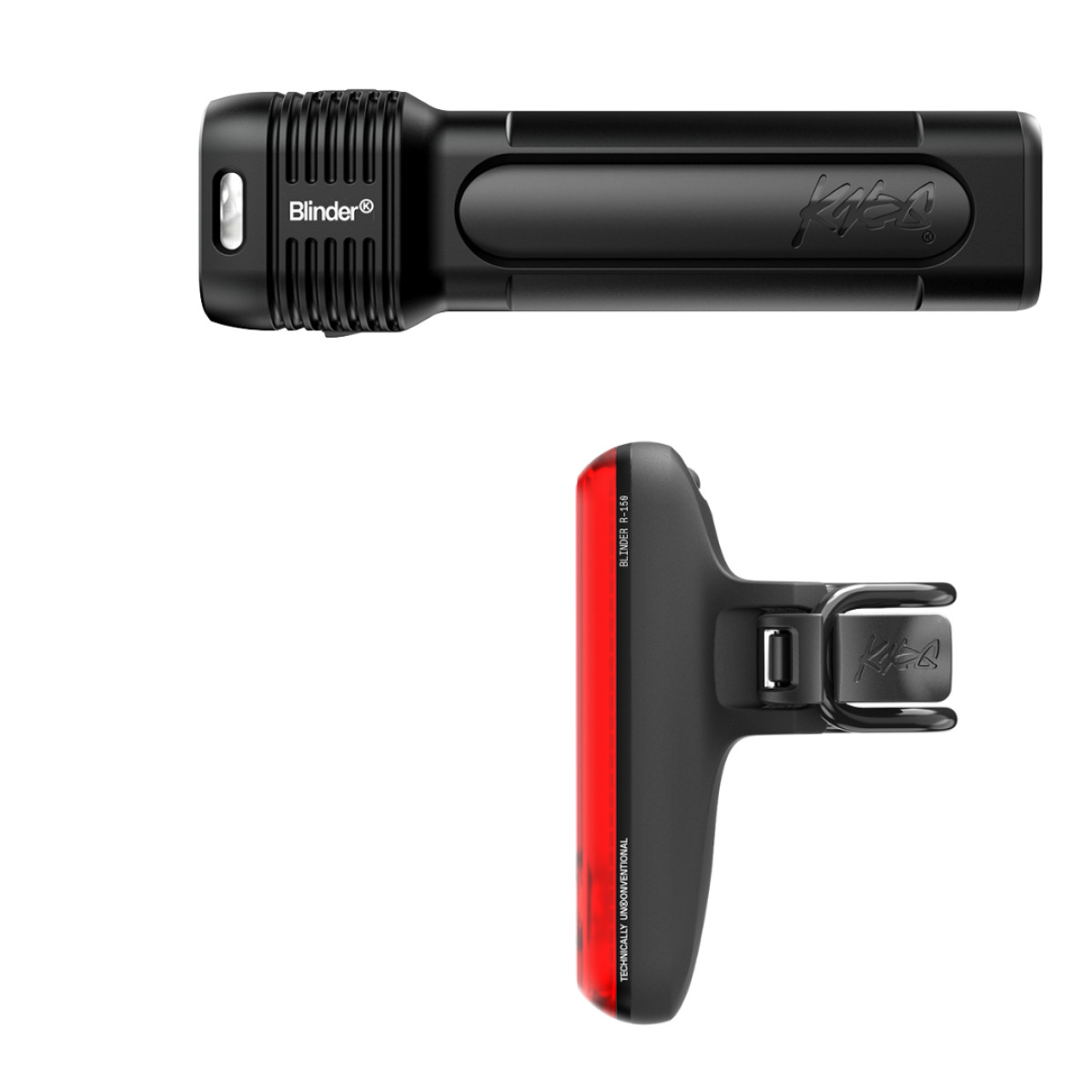 Knog Blinder 1400 + Blinder R-150 Bike Light Set