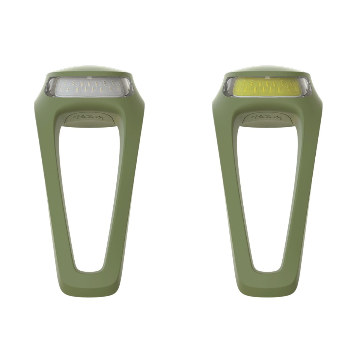 Knog Frog velosipēda lukturu komplekts | Army Jacket Green