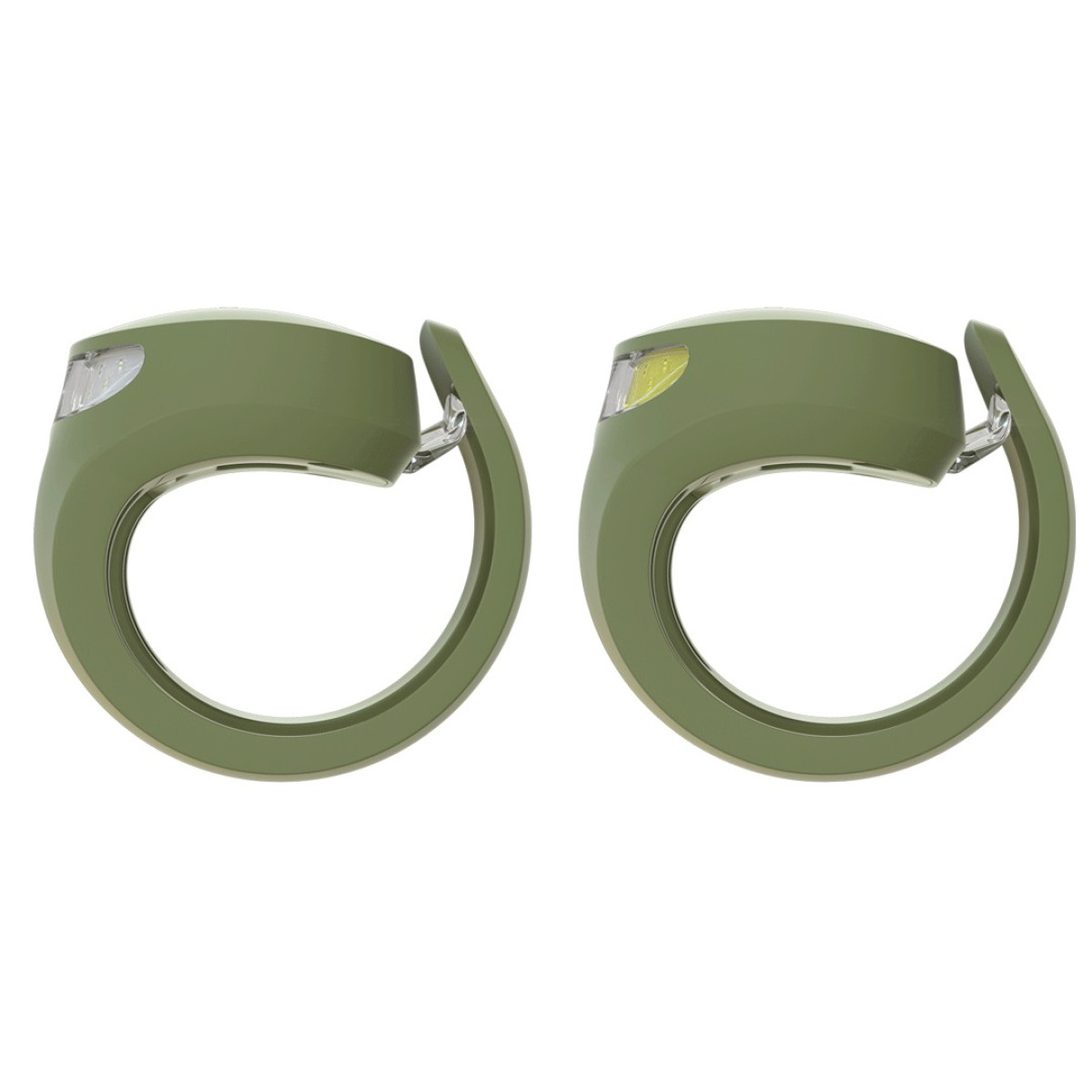 Knog Frog velosipēda lukturu komplekts | Army Jacket Green