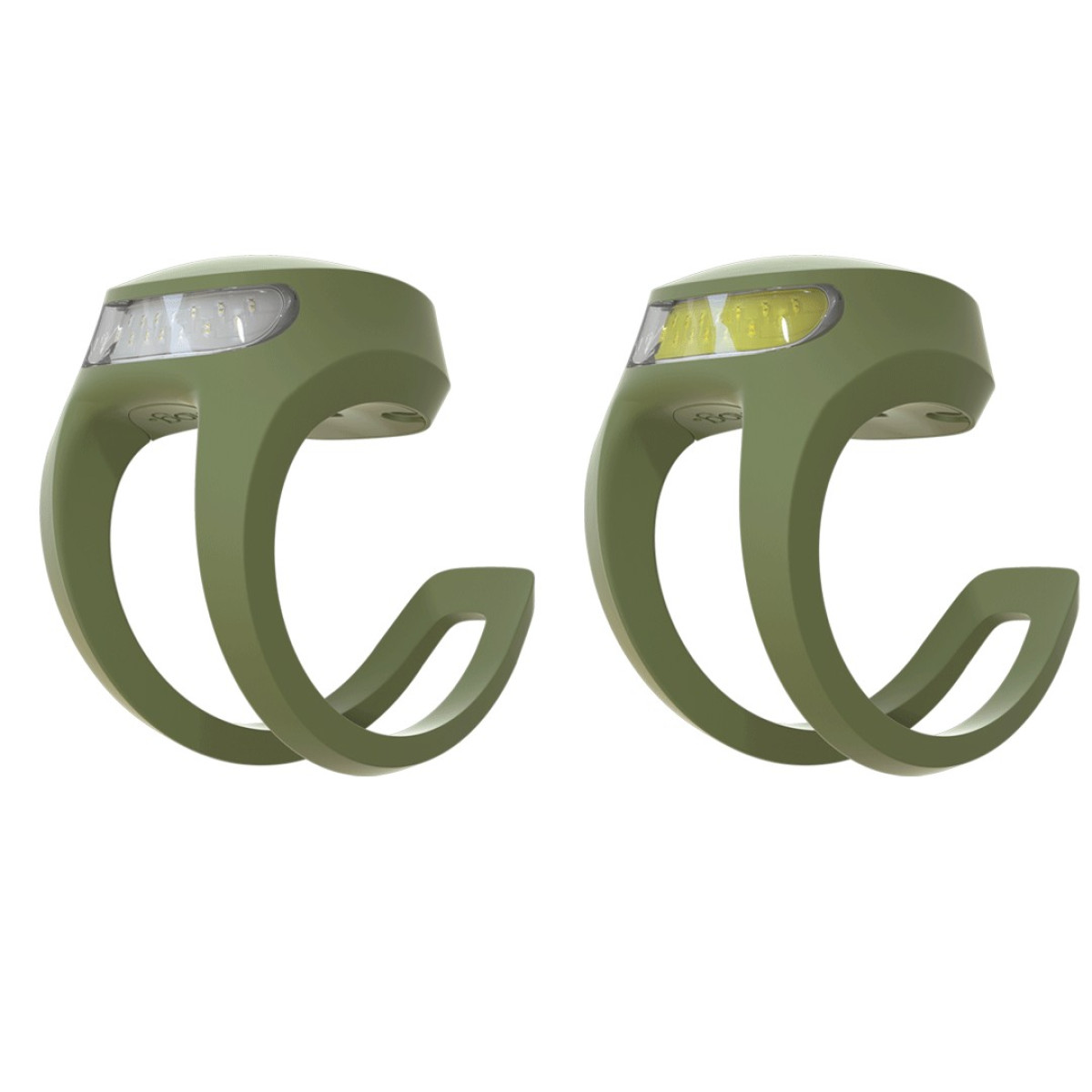 Knog Frog velosipēda lukturu komplekts | Army Jacket Green