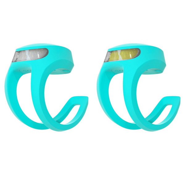 Knog Frog velosipēda lukturu komplekts | Awesome Aquamarine
