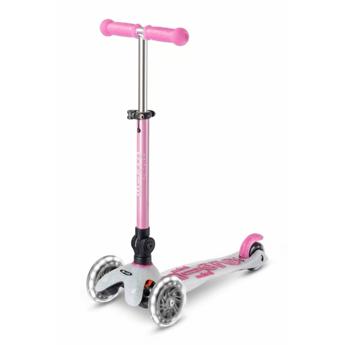 Mini Micro Deluxe Orion LED kokkupandav tõukeratas | Pink