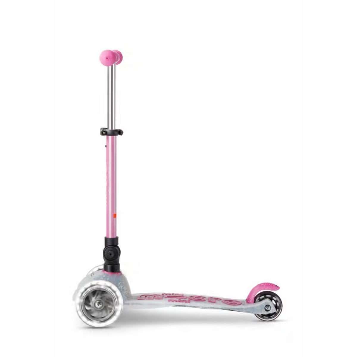 Mini Micro Deluxe Orion LED kokkupandav tõukeratas | Pink