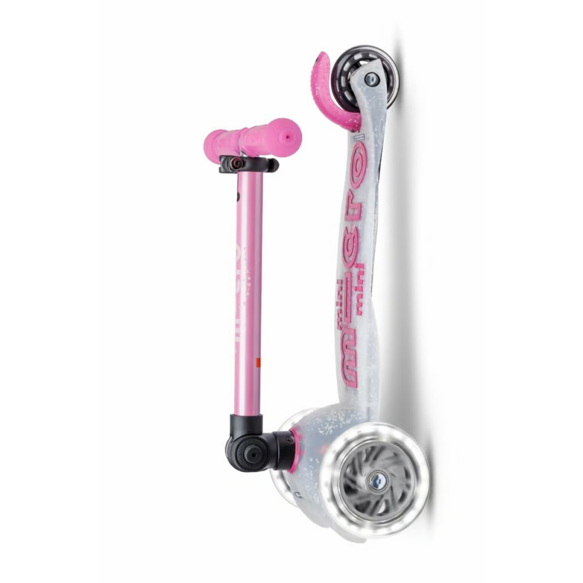Mini Micro Deluxe Orion LED kokkupandav tõukeratas | Pink