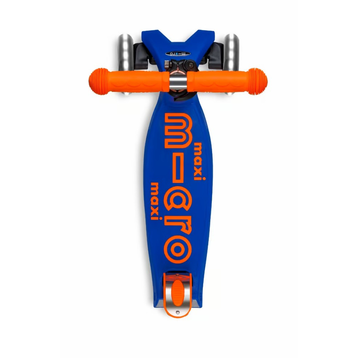 Maxi Micro Deluxe Neon LED kokkupandav tõukeratas | Blaze Orange