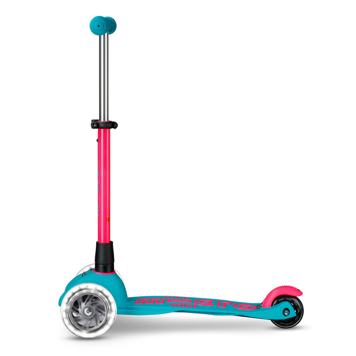 Mini Micro Deluxe Neon LED tõukeratas | Marine Pink