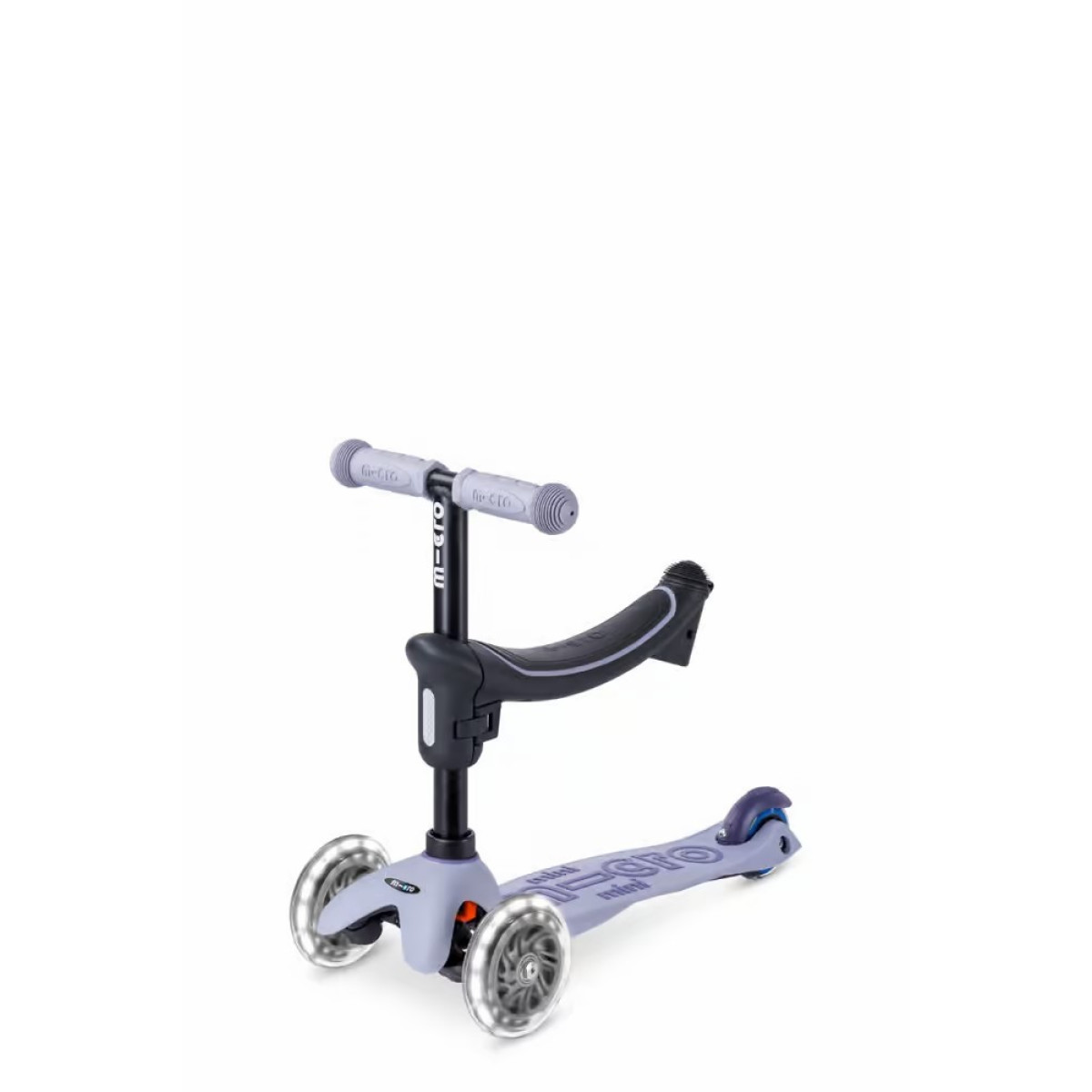 Mini Micro Deluxe Rock & Go LED tõukeratas | Lavender Mist
