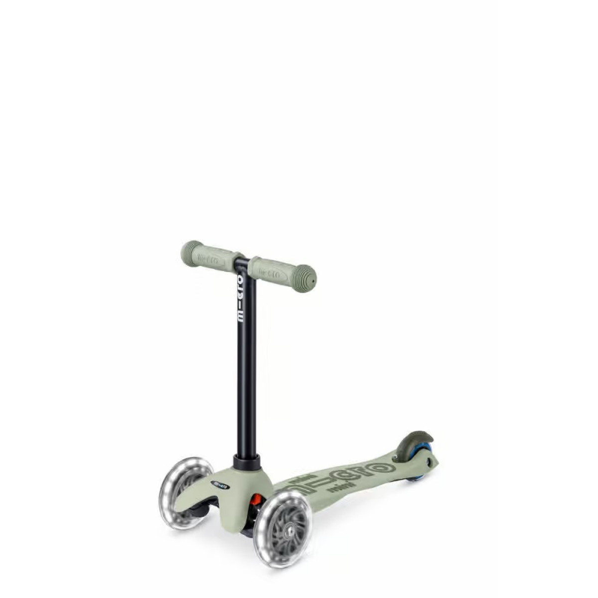 Mini Micro Deluxe Rock & Go LED tõukeratas | Olive Sage