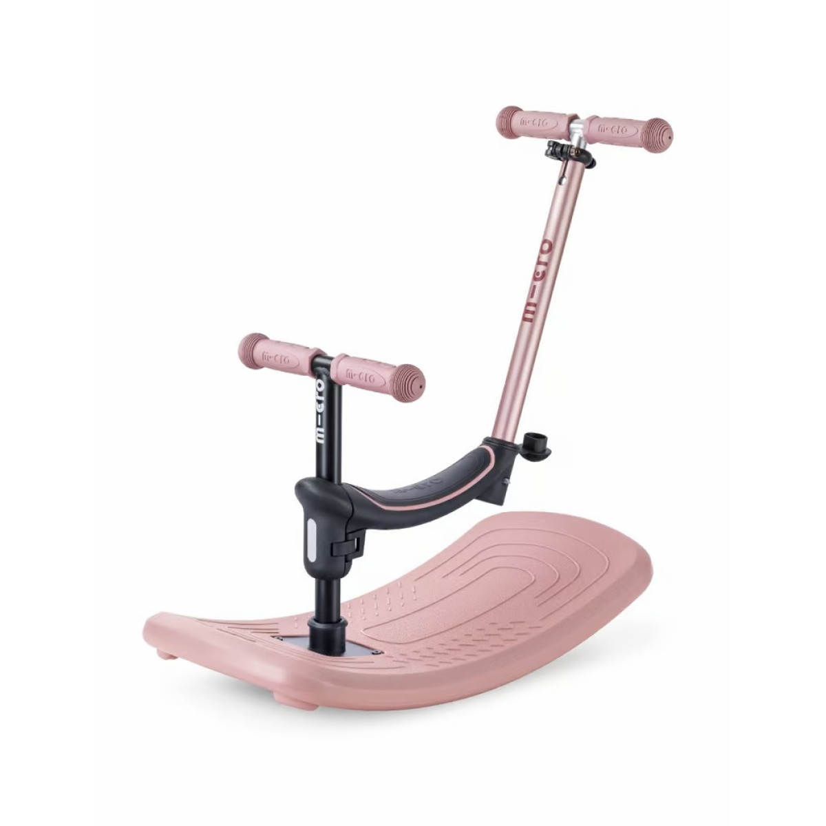 Mini Micro Deluxe Rock & Go LED Scooter | Dusty Rose