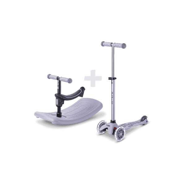 Mini Micro Deluxe Rock & Go LED tõukeratas | Lavender Mist