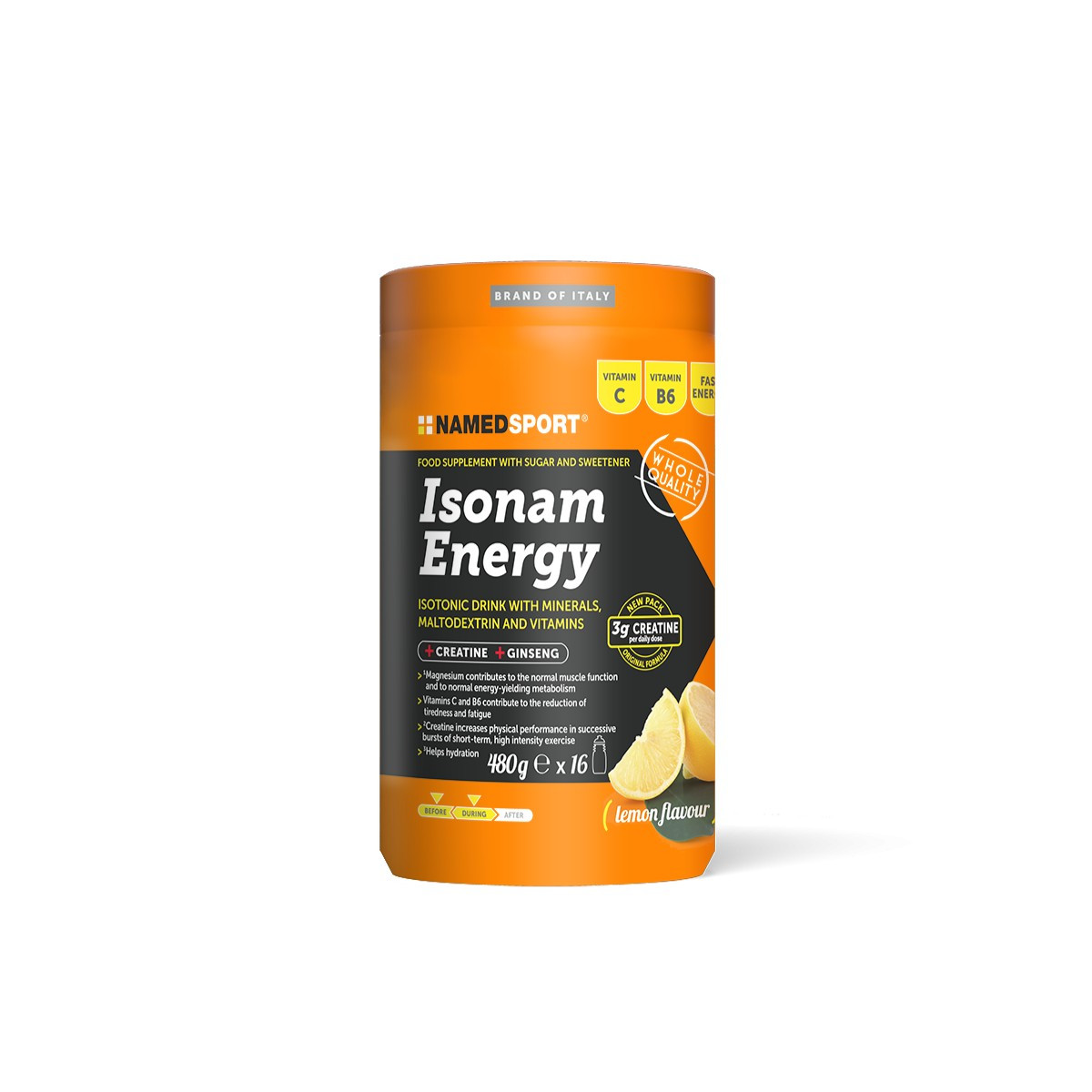 NemedSport Isonam Energy Isotonic Drink | 480 g | Lemon
