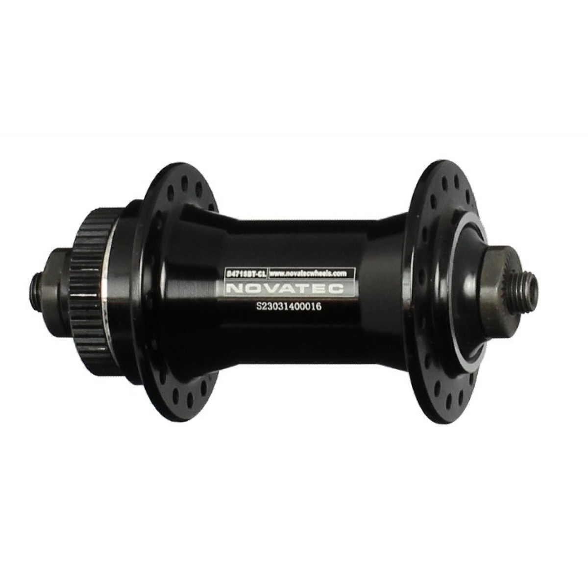 Novatec D761SBT-CL Front Wheel Hub | Center-Lock | QR 9x100 mm