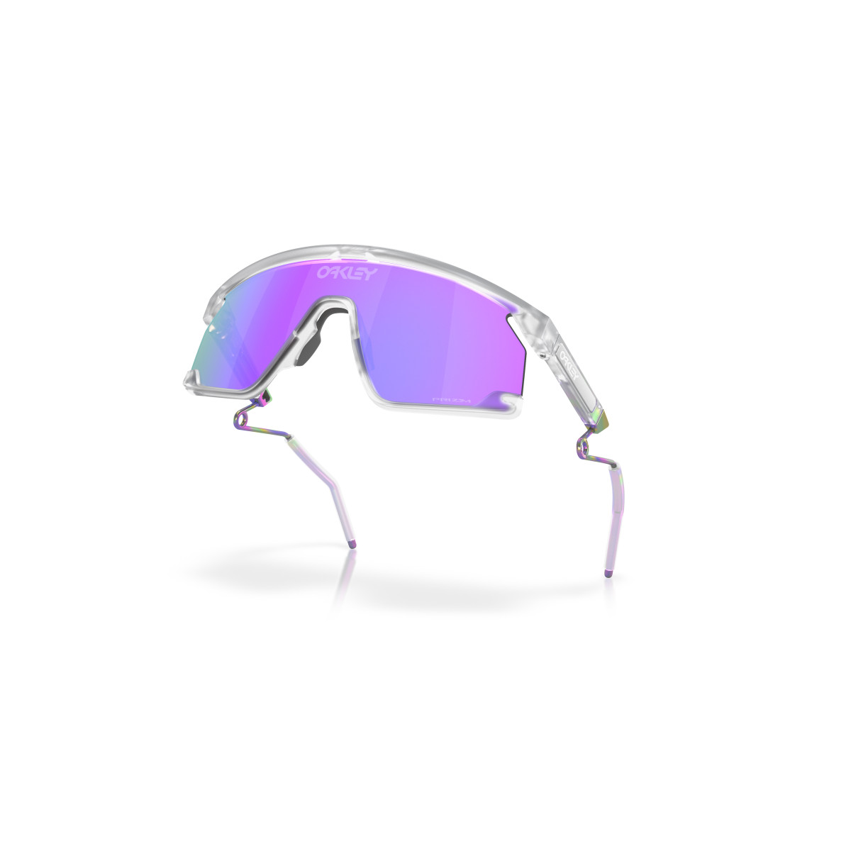 Oakley Bxtr Metal päikeseprillid | Matte Clear - Prizm Violet