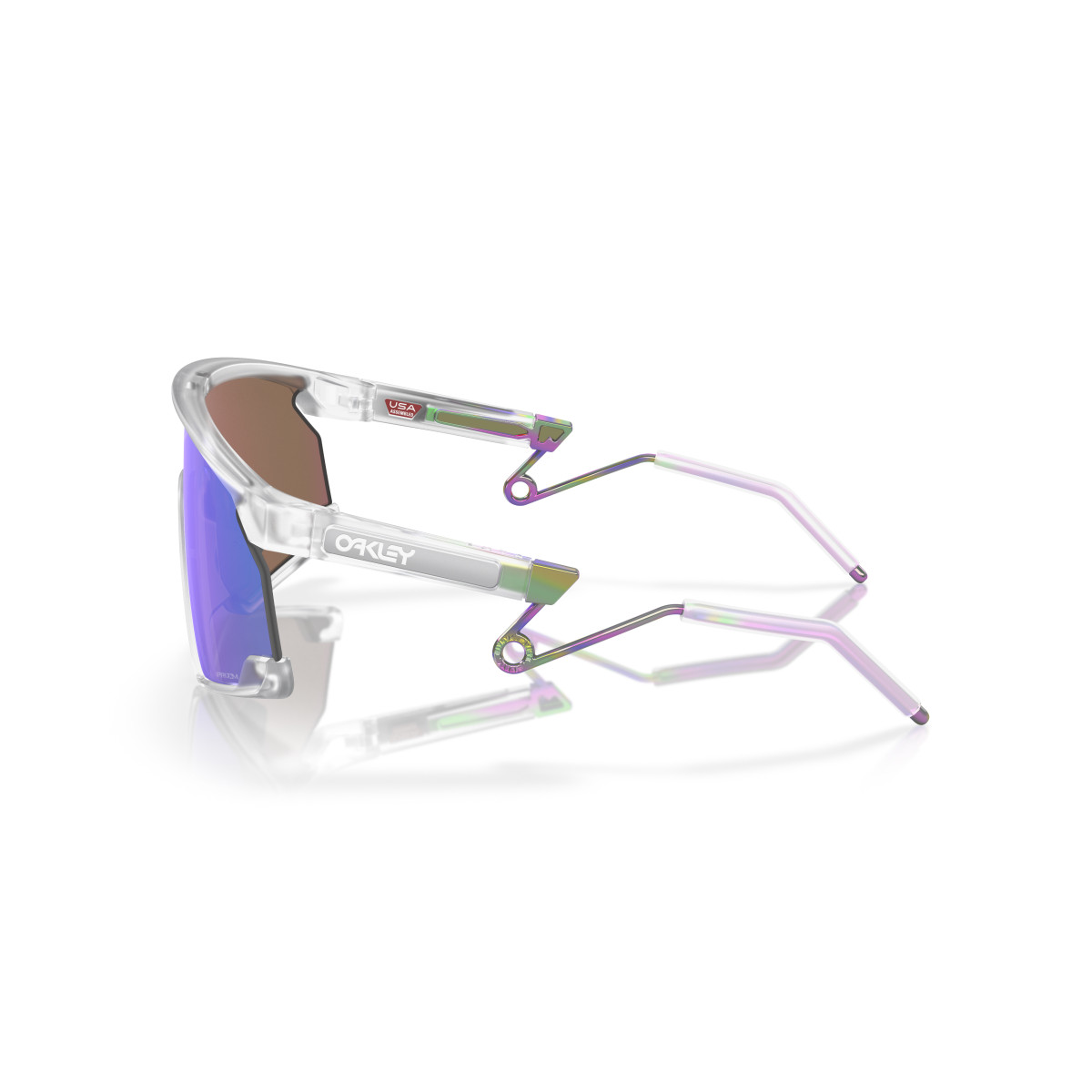 Oakley Bxtr Metal päikeseprillid | Matte Clear - Prizm Violet