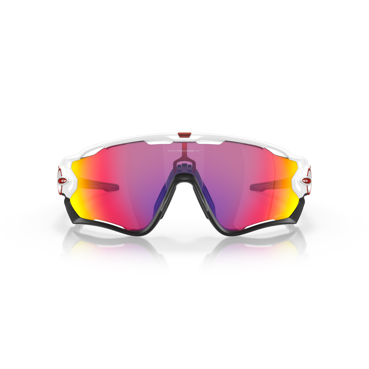 Oakley Jawbreaker päikeseprillid | Polished White - Prizm Road