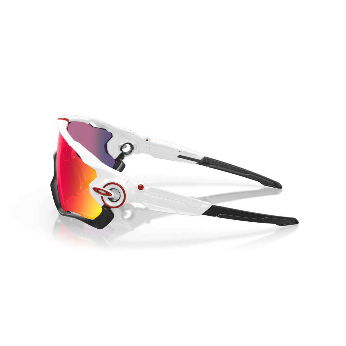 Oakley Jawbreaker päikeseprillid | Polished White - Prizm Road
