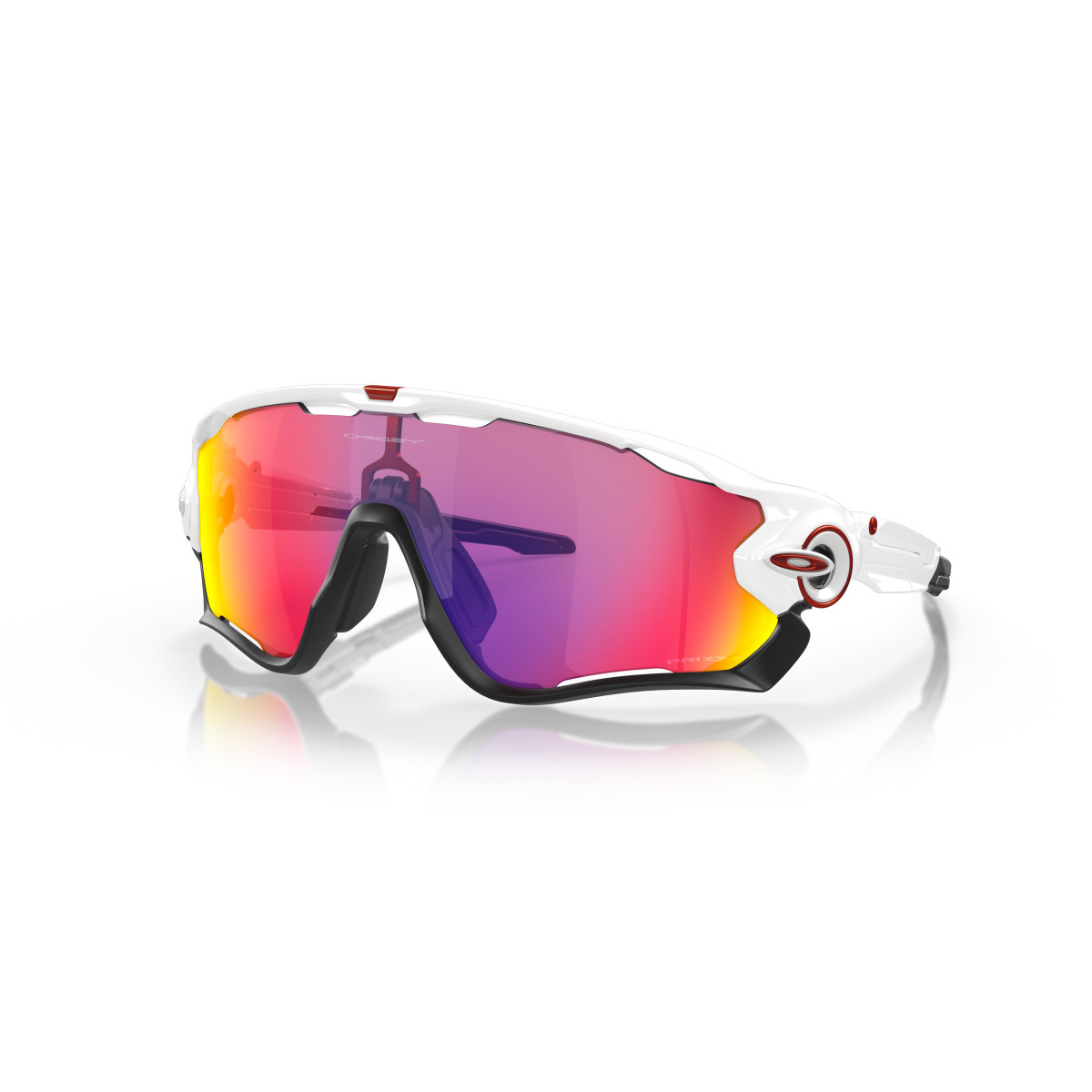 Oakley Jawbreaker päikeseprillid | Polished White - Prizm Road