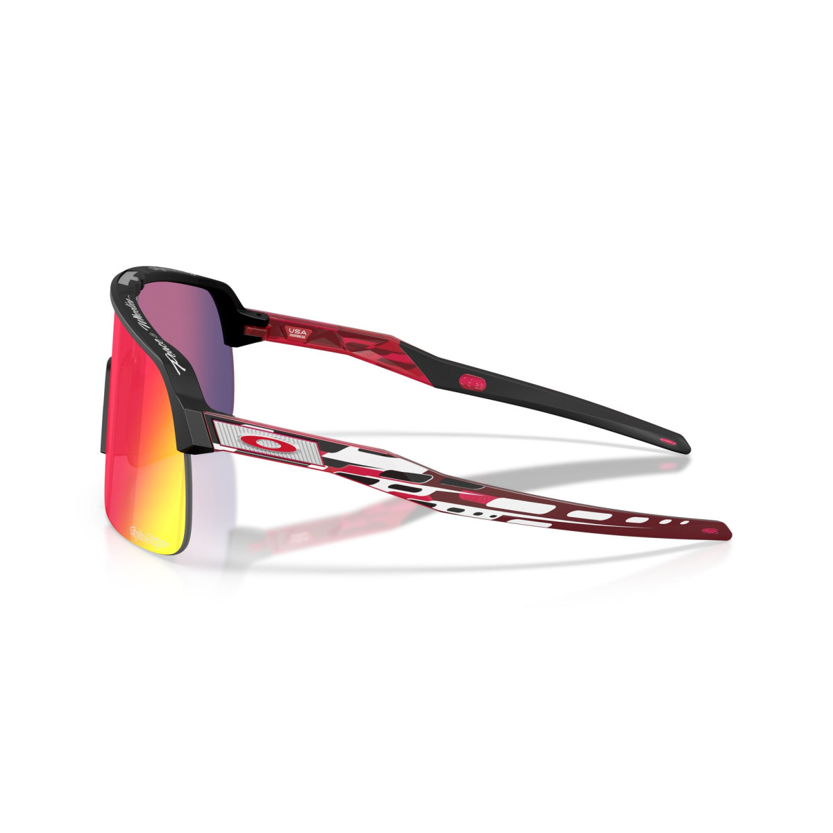 Oakley Sutro Lite Sunglasses | Troy Lee Designs | Matte Black - Prizm Road