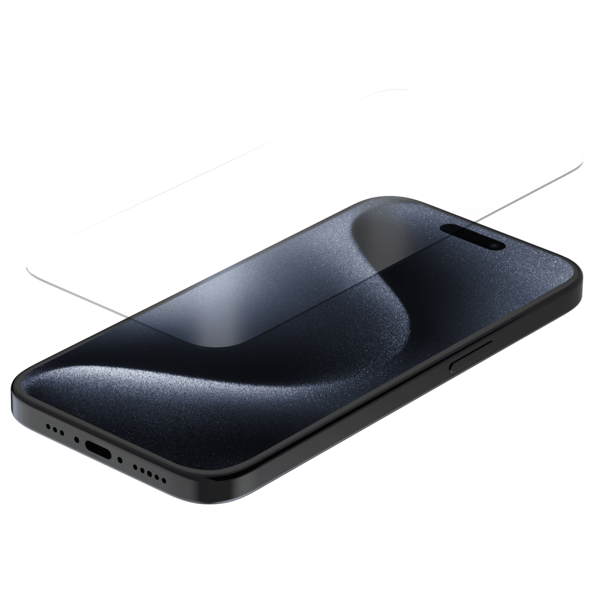 Quad Lock® stikla ekrāna aizsargs | iPhone 15/15 Pro