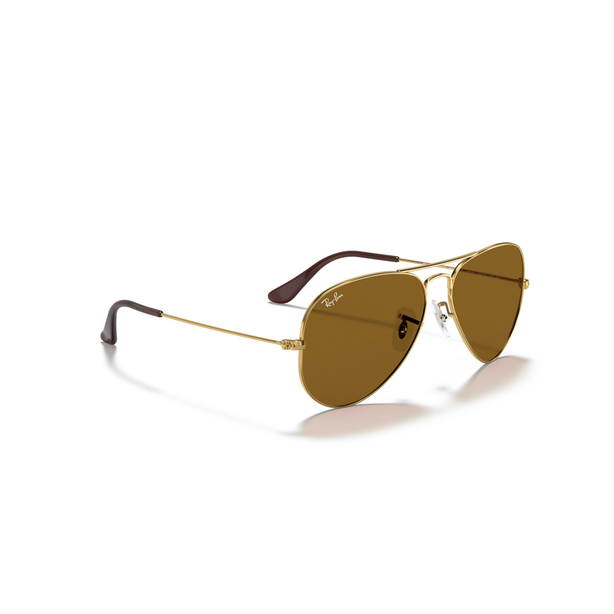 Ray-Ban Aviator Metal Large päikeseprillid | Arista Gold - B-15 Brown