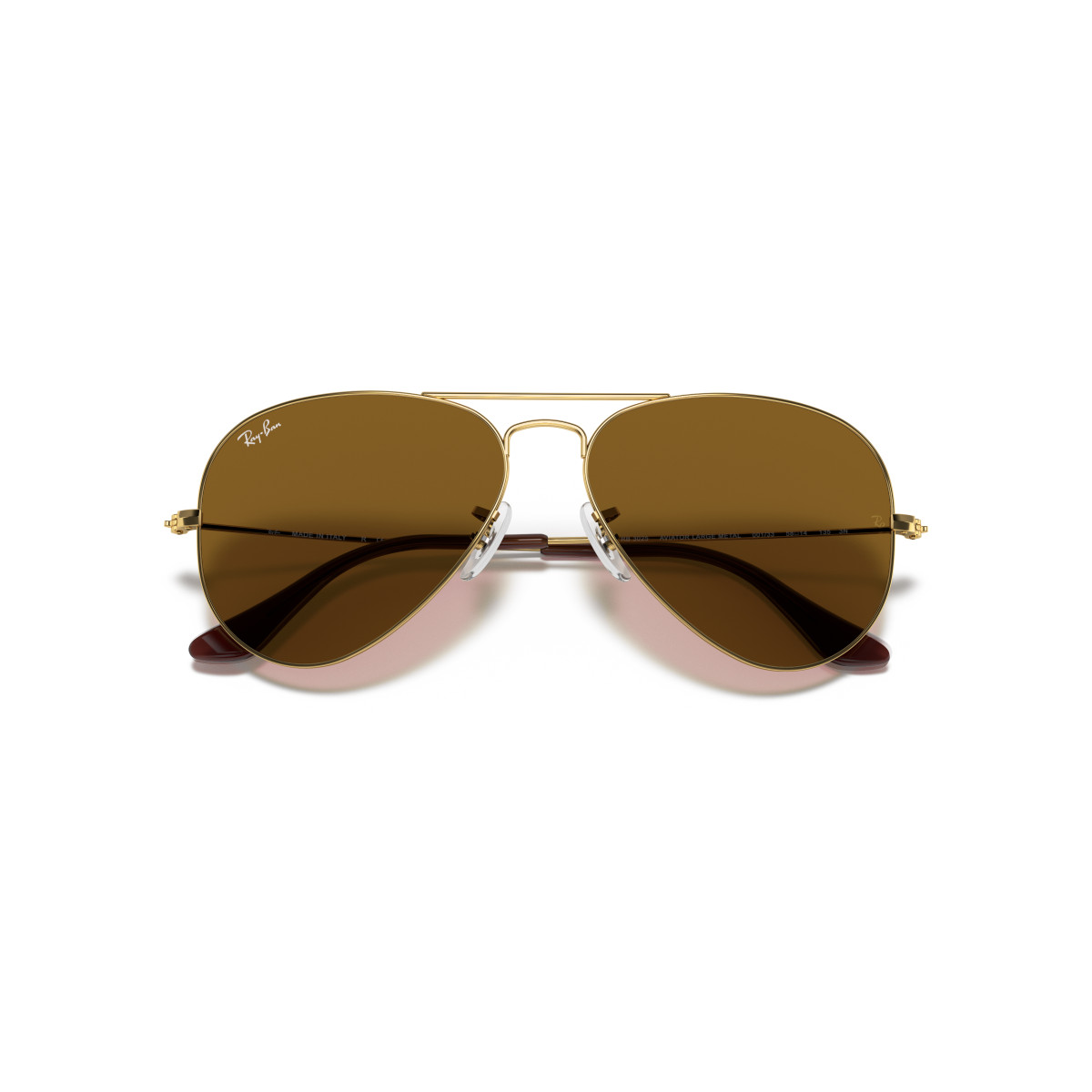 Ray-Ban Aviator Metal Large päikeseprillid | Arista Gold - B-15 Brown