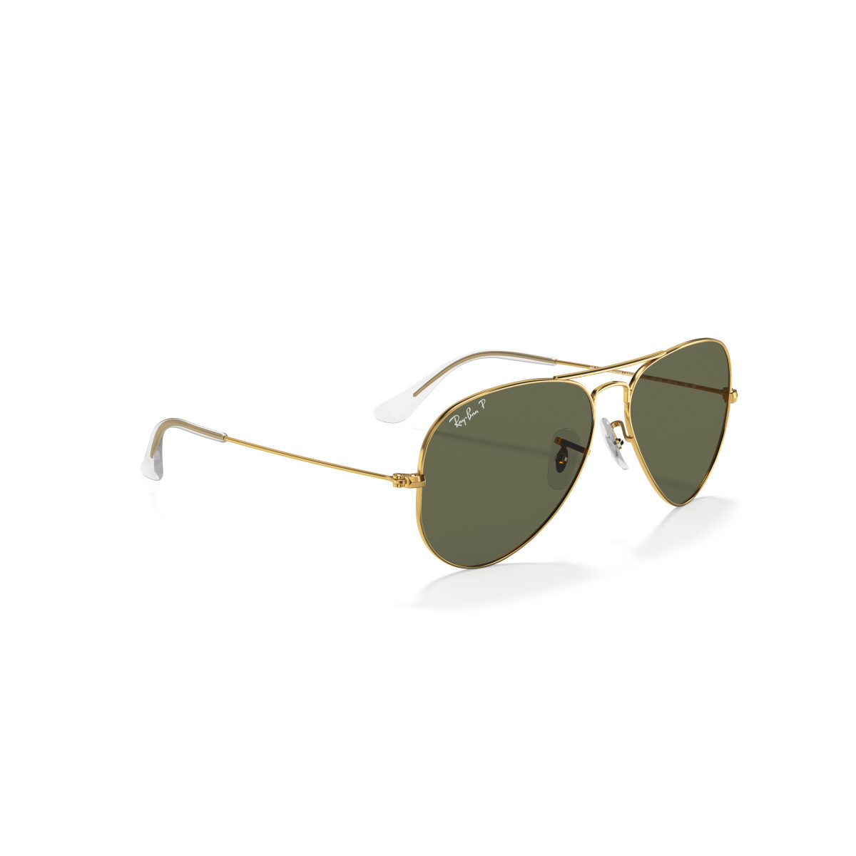 Ray-Ban Aviator Metal Large päikeseprillid | Polarised | Arista Gold - G-15 Green