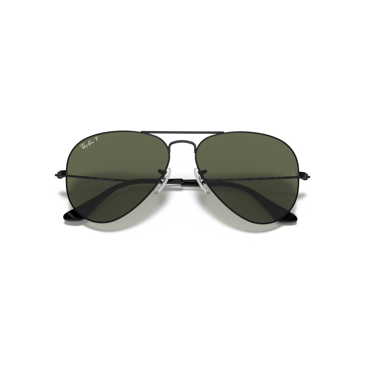 Ray-Ban Aviator Metal Large päikeseprillid | Polarised | Black - G-15 Green