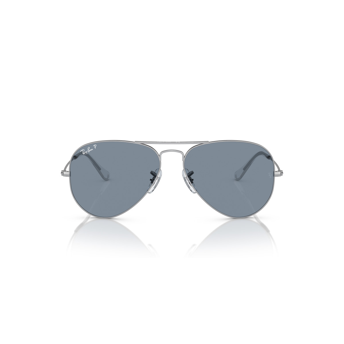 Ray-Ban Aviator Metal Large päikeseprillid | Polarized | Silver - Blue