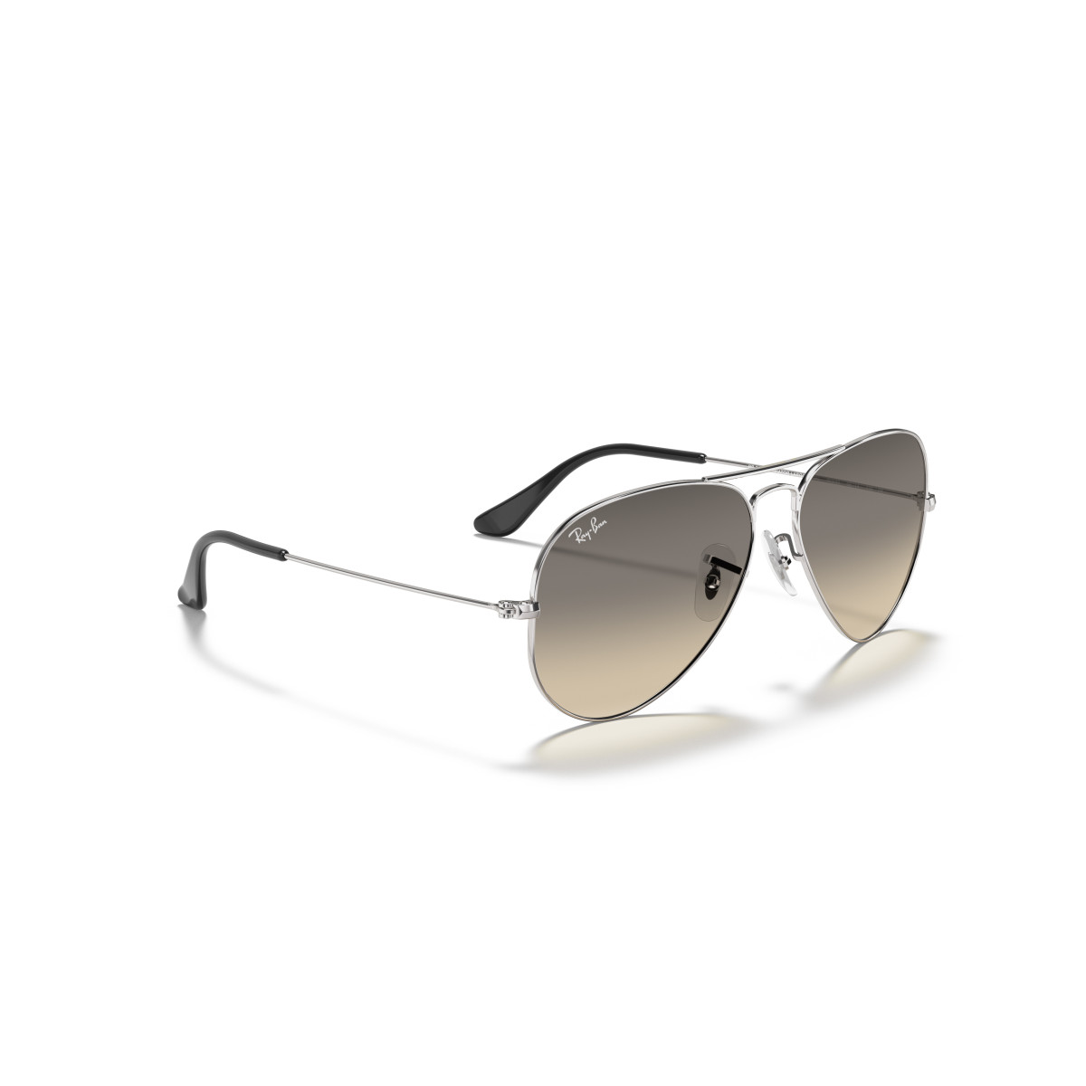 Ray-Ban Aviator Metal Large päikeseprillid | Silver - Grey Gradient