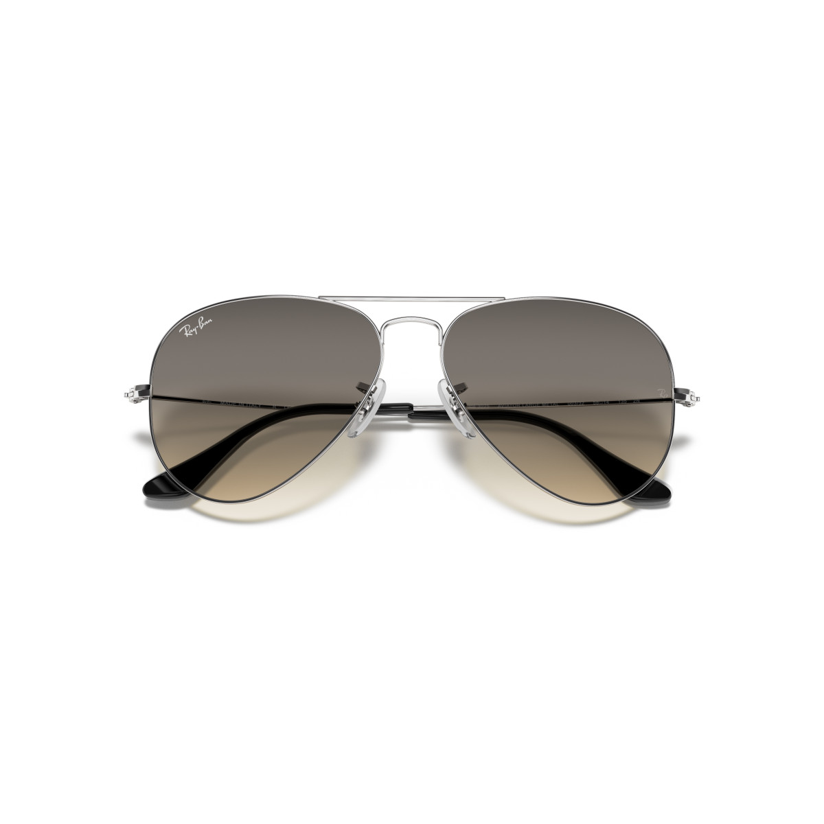 Ray-Ban Aviator Metal Large päikeseprillid | Silver - Grey Gradient