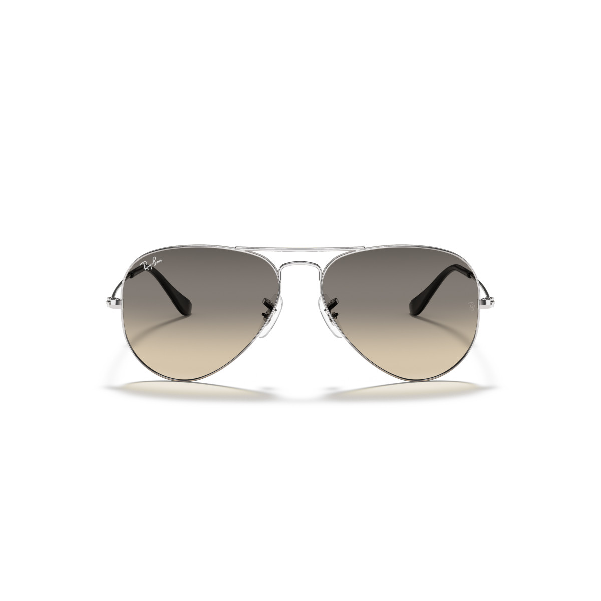 Ray-Ban Aviator Metal Large päikeseprillid | Silver - Grey Gradient