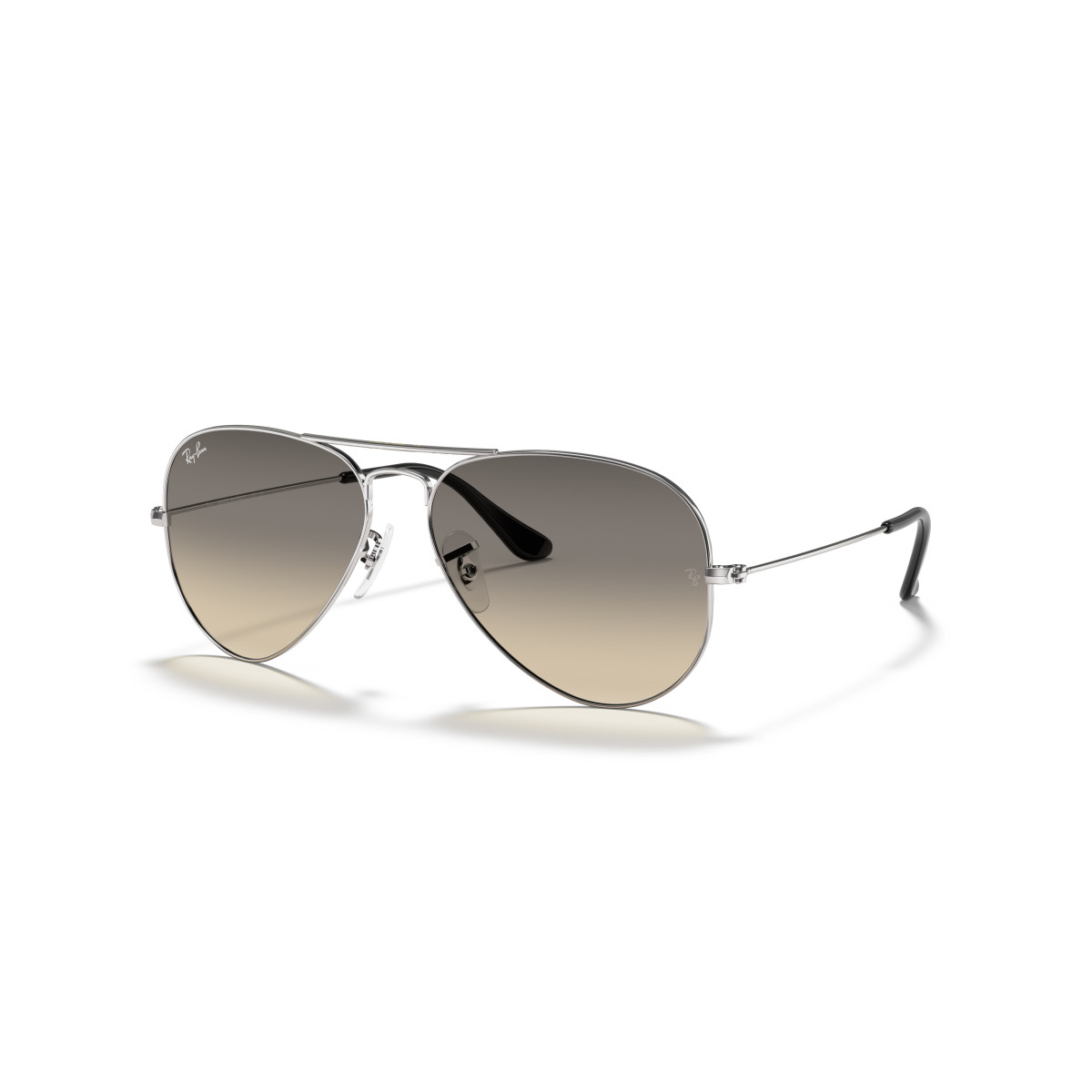 Ray-Ban Aviator Metal Large päikeseprillid | Silver - Grey Gradient
