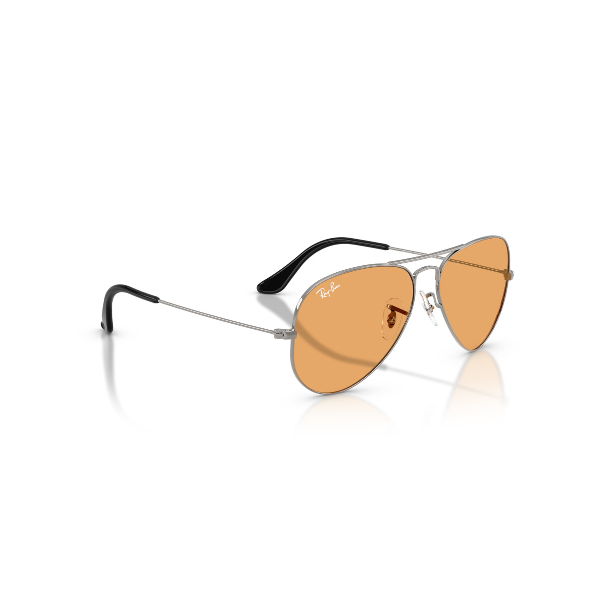 Ray-Ban Aviator Metal Large päikeseprillid | Gunmetal - Orange
