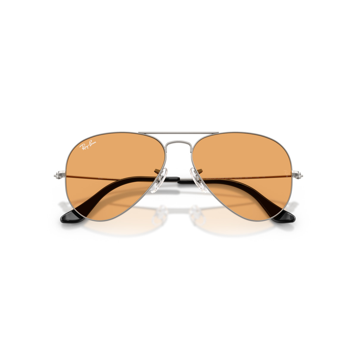 Ray-Ban Aviator Metal Large päikeseprillid | Gunmetal - Orange