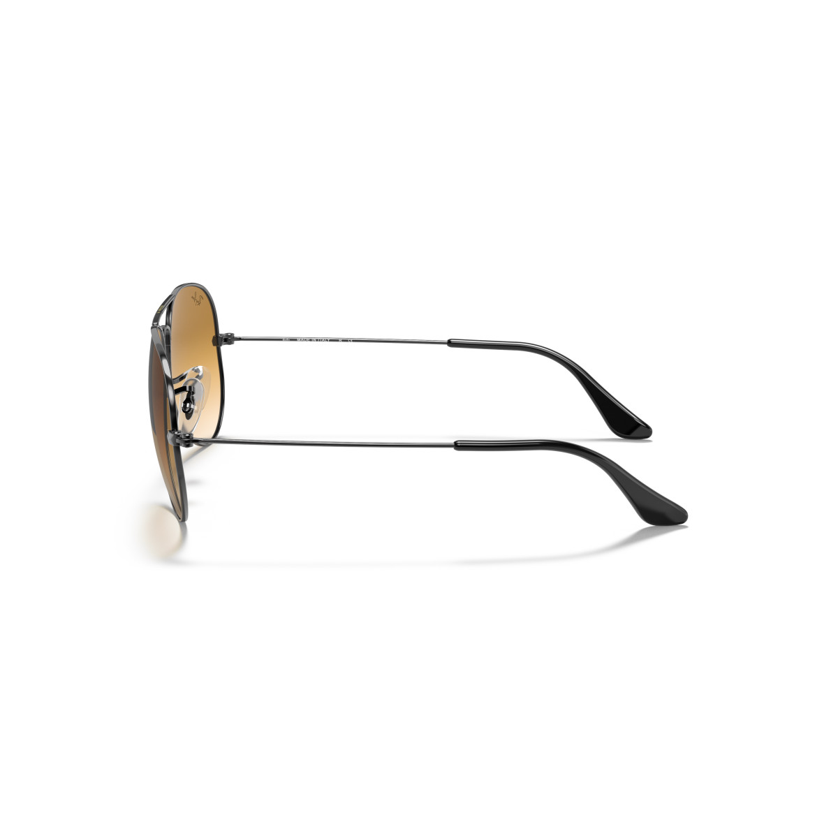 Ray-Ban Aviator Metal Large päikeseprillid | Gunmetal - Light Brown Gradient