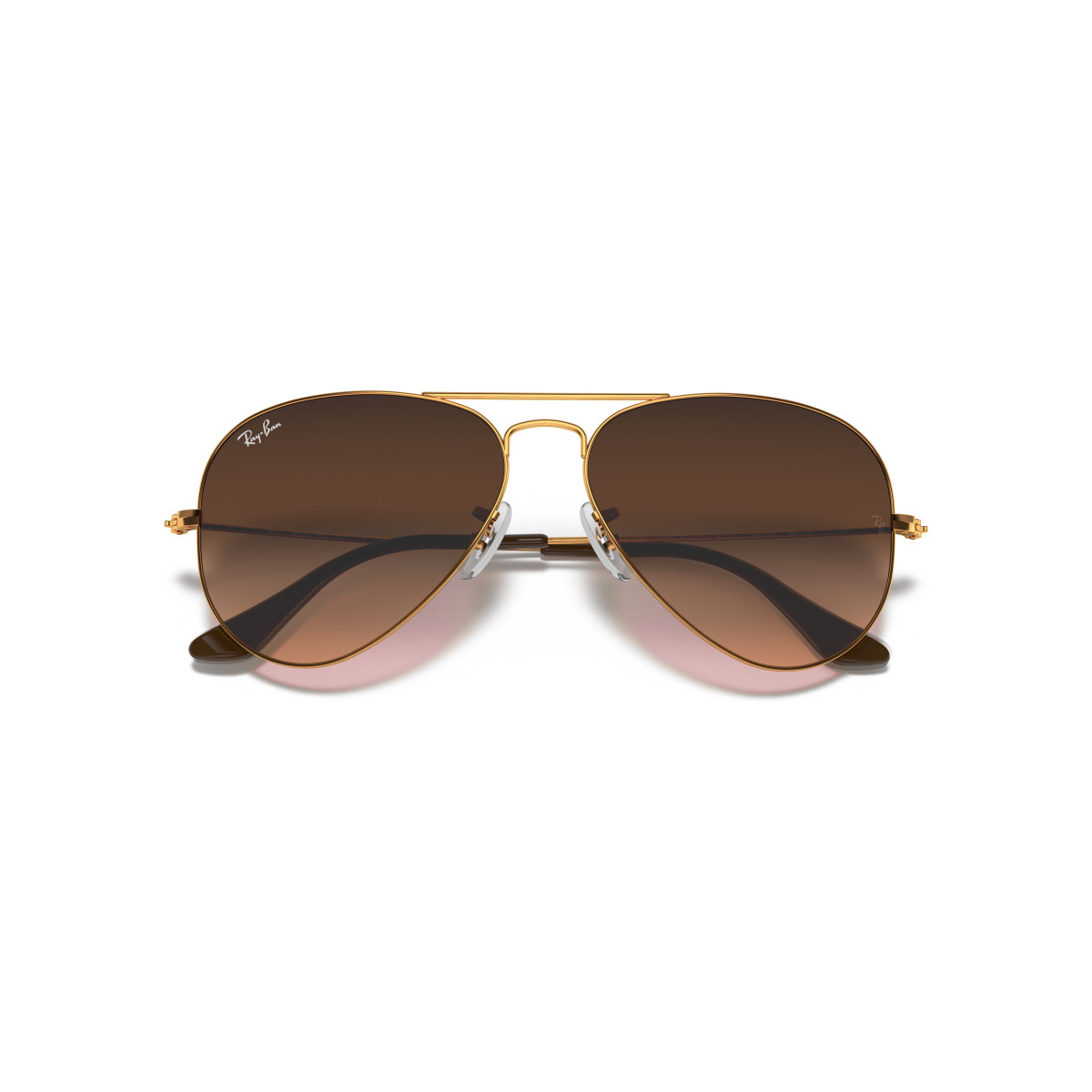 Ray-Ban Aviator Metal Large päikeseprillid | Light Brown - Pink Brown