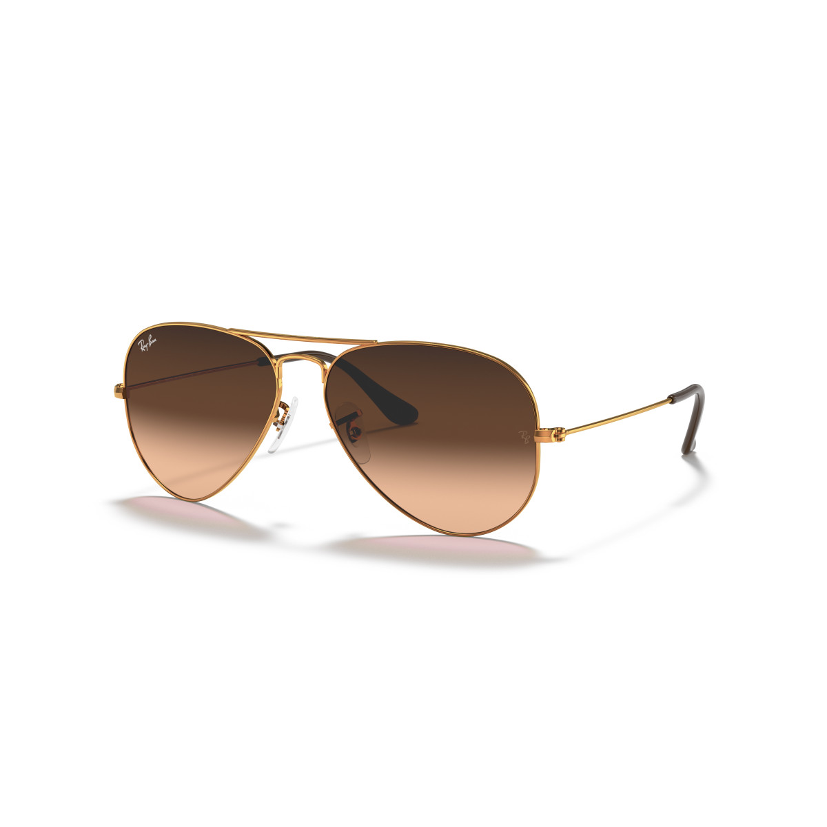 Ray-Ban Aviator Metal Large päikeseprillid | Light Brown - Pink Brown