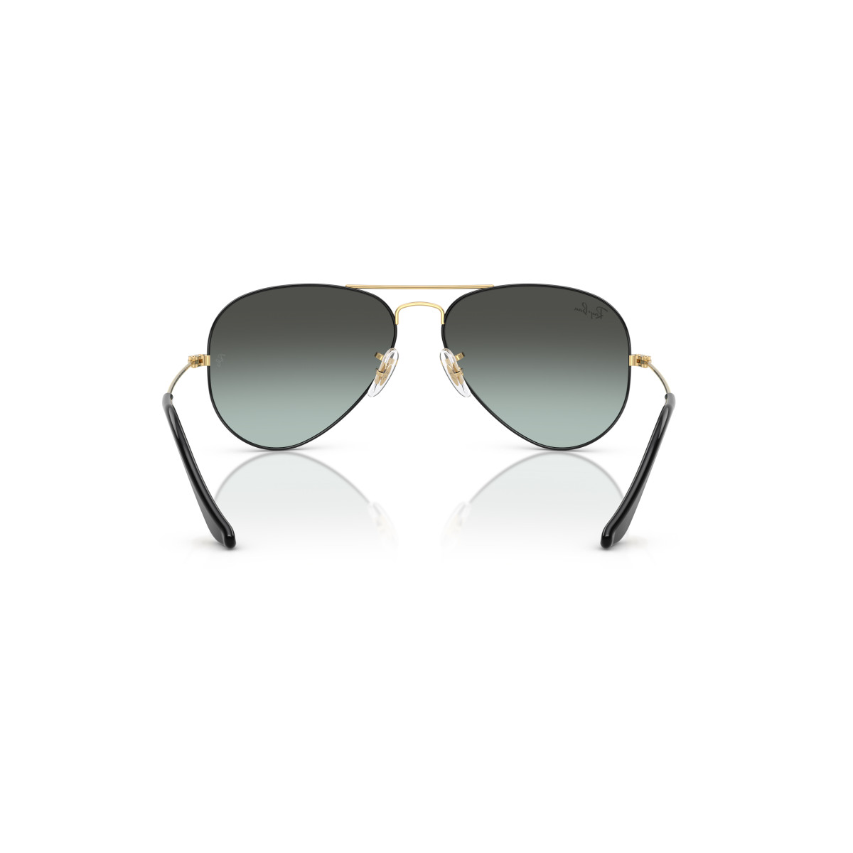 Ray-Ban Aviator Metal Large päikeseprillid | Black On Arista - Blue Vintage Gradient