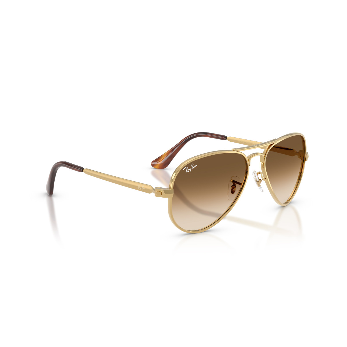 Ray-Ban Aviator Metal Max päikeseprillid | Arista Gold - Clear Gradient Brown