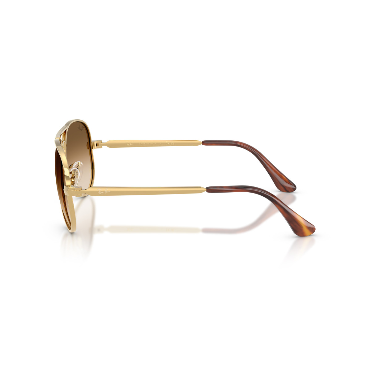 Ray-Ban Aviator Metal Max päikeseprillid | Arista Gold - Clear Gradient Brown