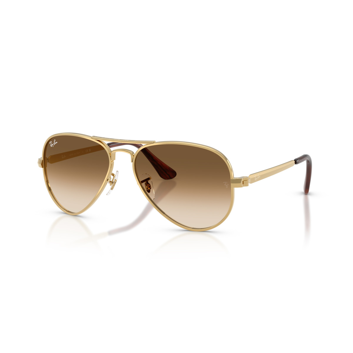 Ray-Ban Aviator Metal Max päikeseprillid | Arista Gold - Clear Gradient Brown