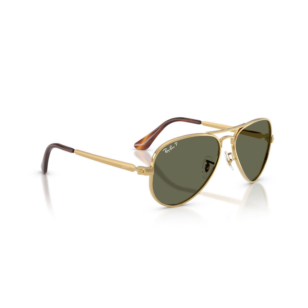 Ray-Ban Aviator Metal Max päikeseprillid | Polarized | Arista Gold - Green