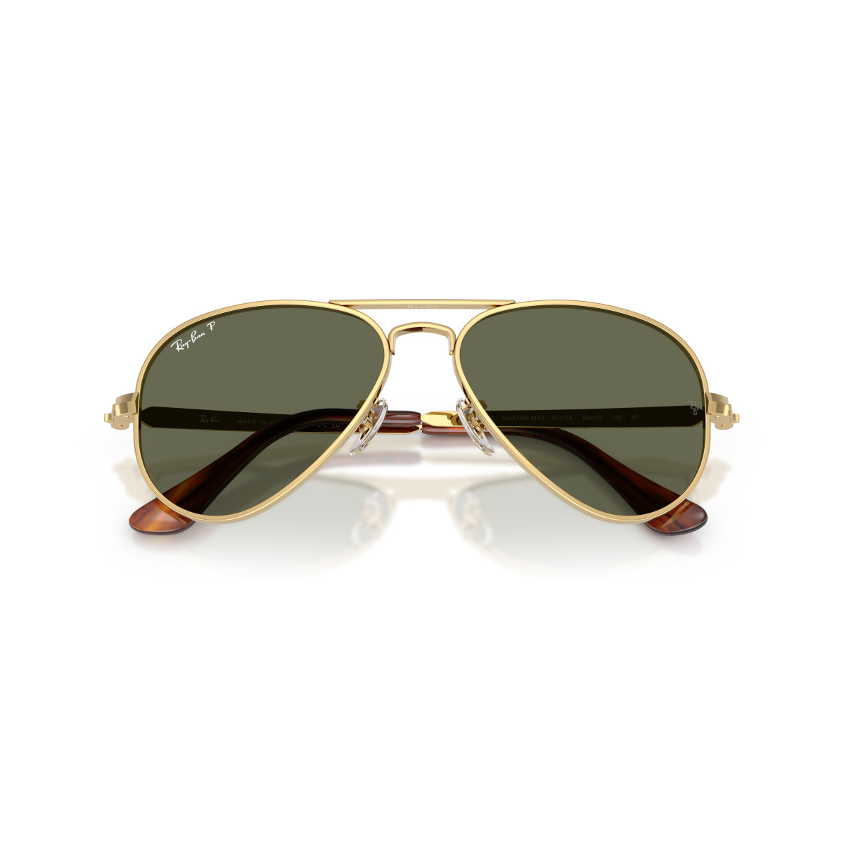 Ray-Ban Aviator Metal Max päikeseprillid | Polarized | Arista Gold - Green