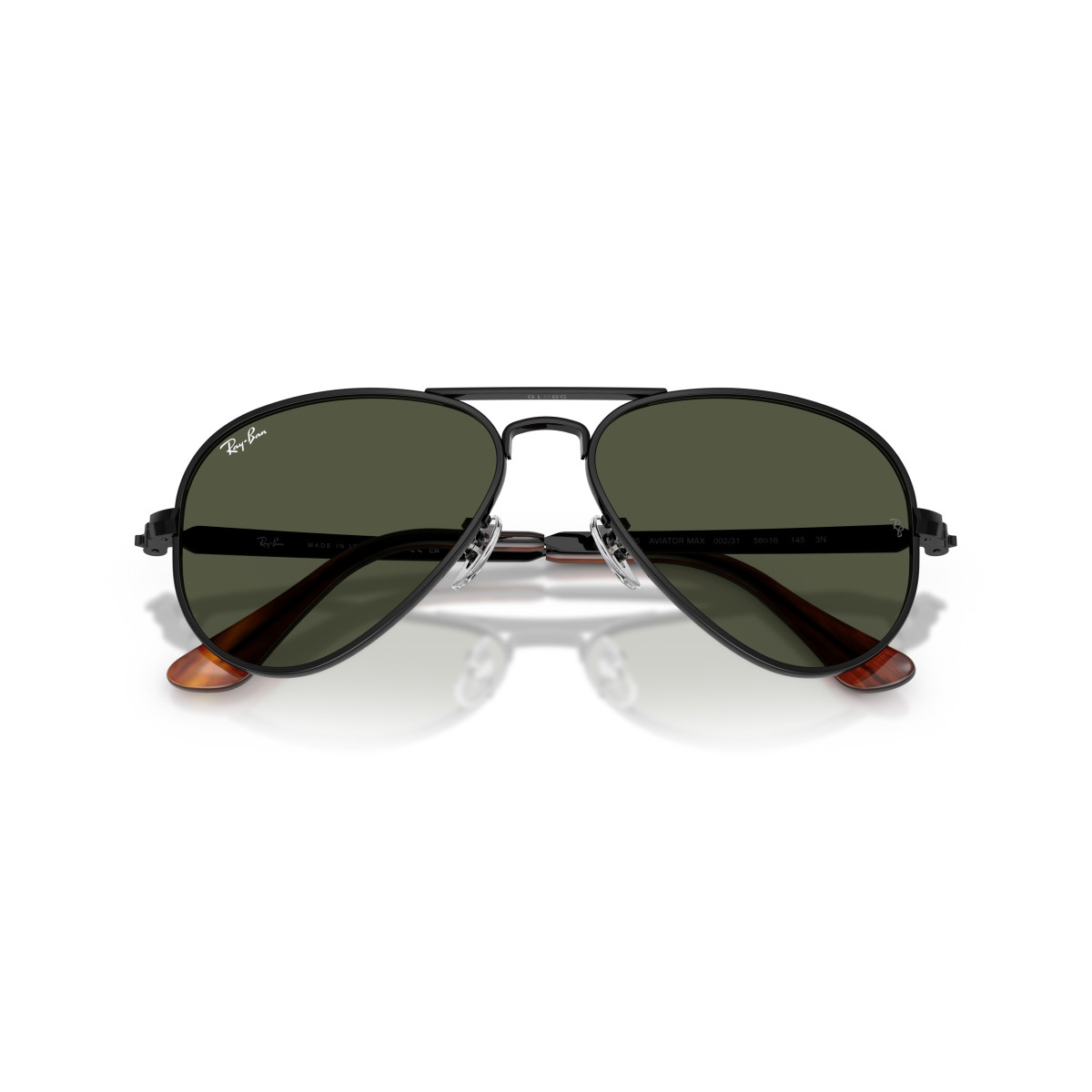 Ray-Ban Aviator Metal Max päikeseprillid | Black - Green