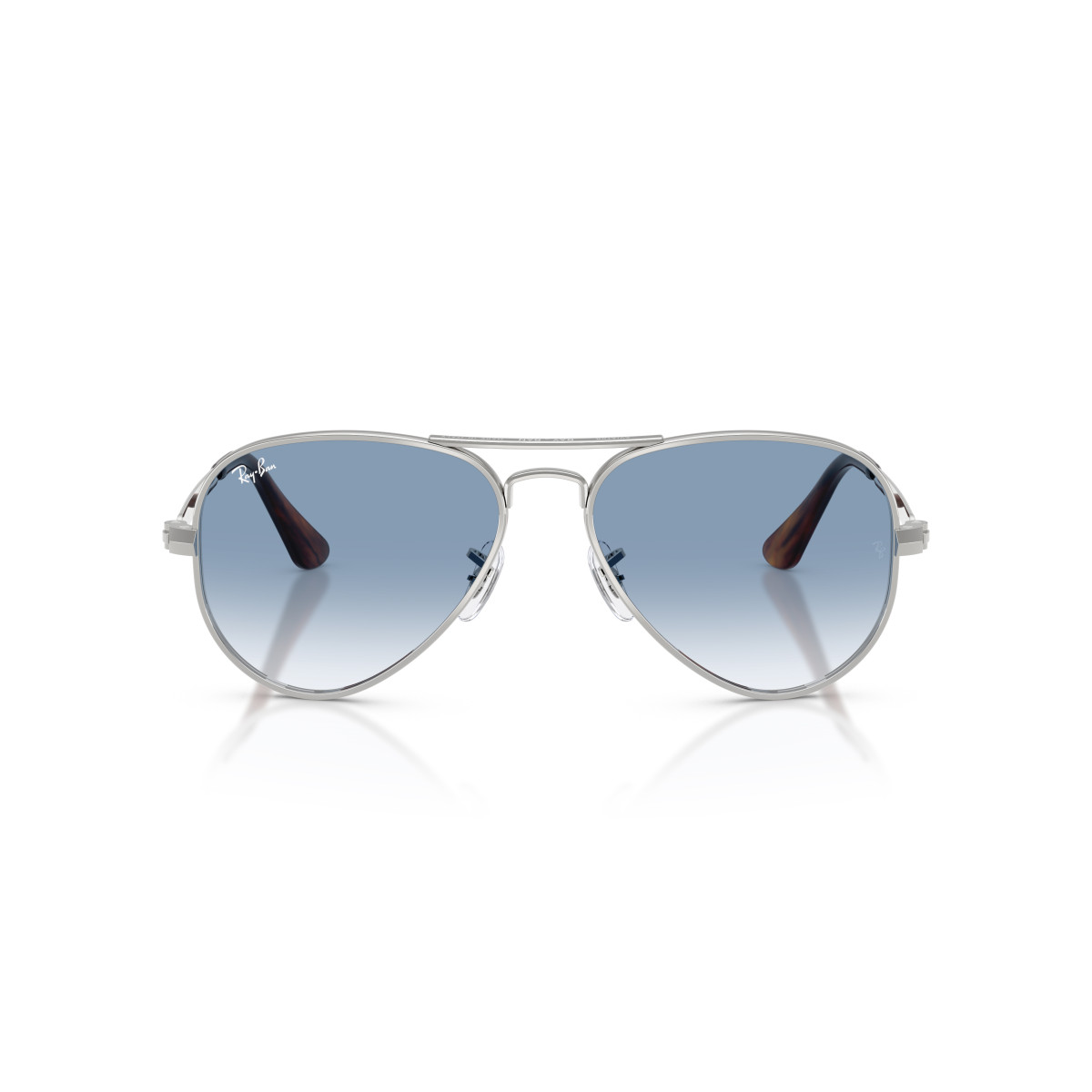 Ray-Ban Aviator Metal Max päikeseprillid | Silver - Clear Gradient Blue