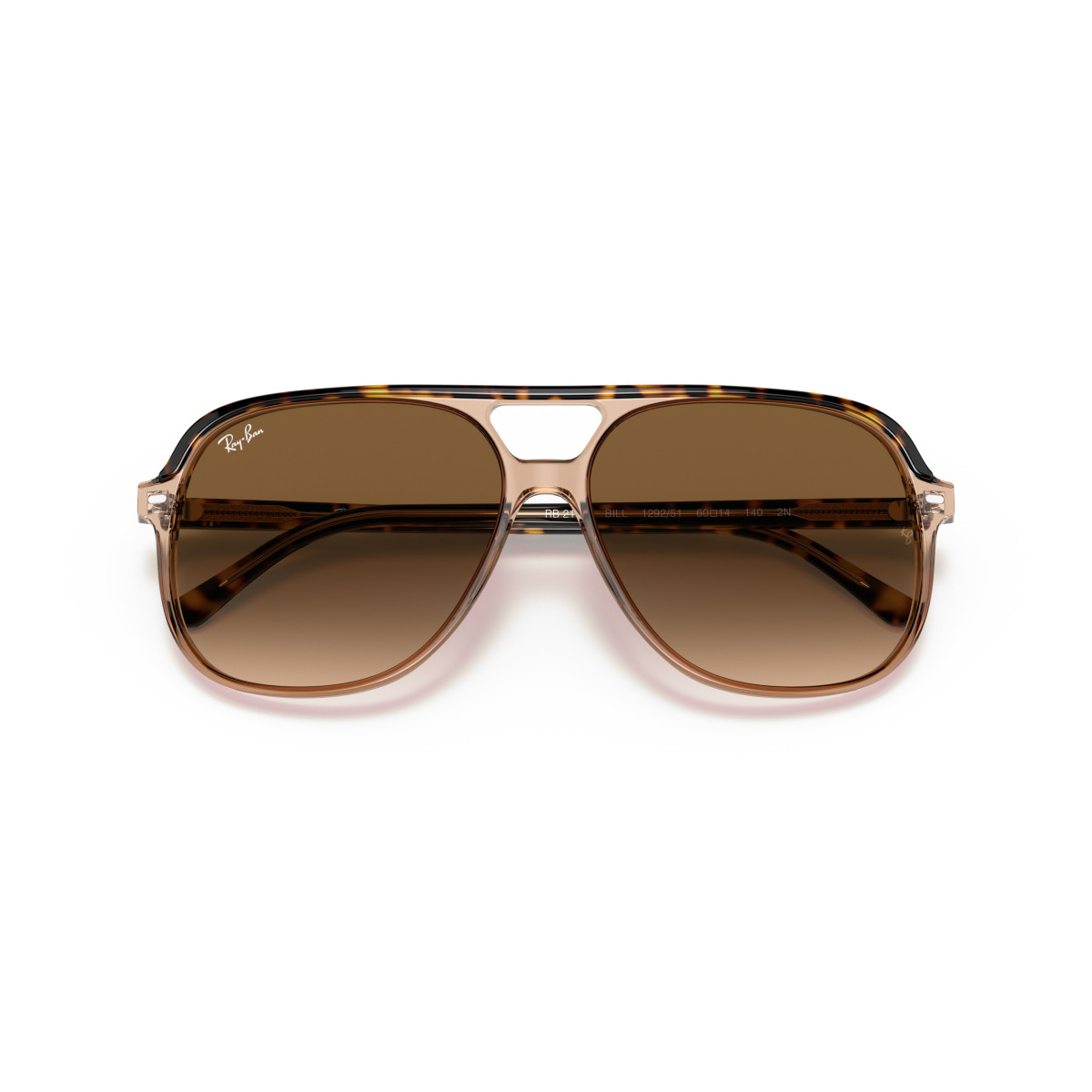 Ray-Ban Bill päikeseprillid | Havana On Transparent Brown - Light Brown Gradient