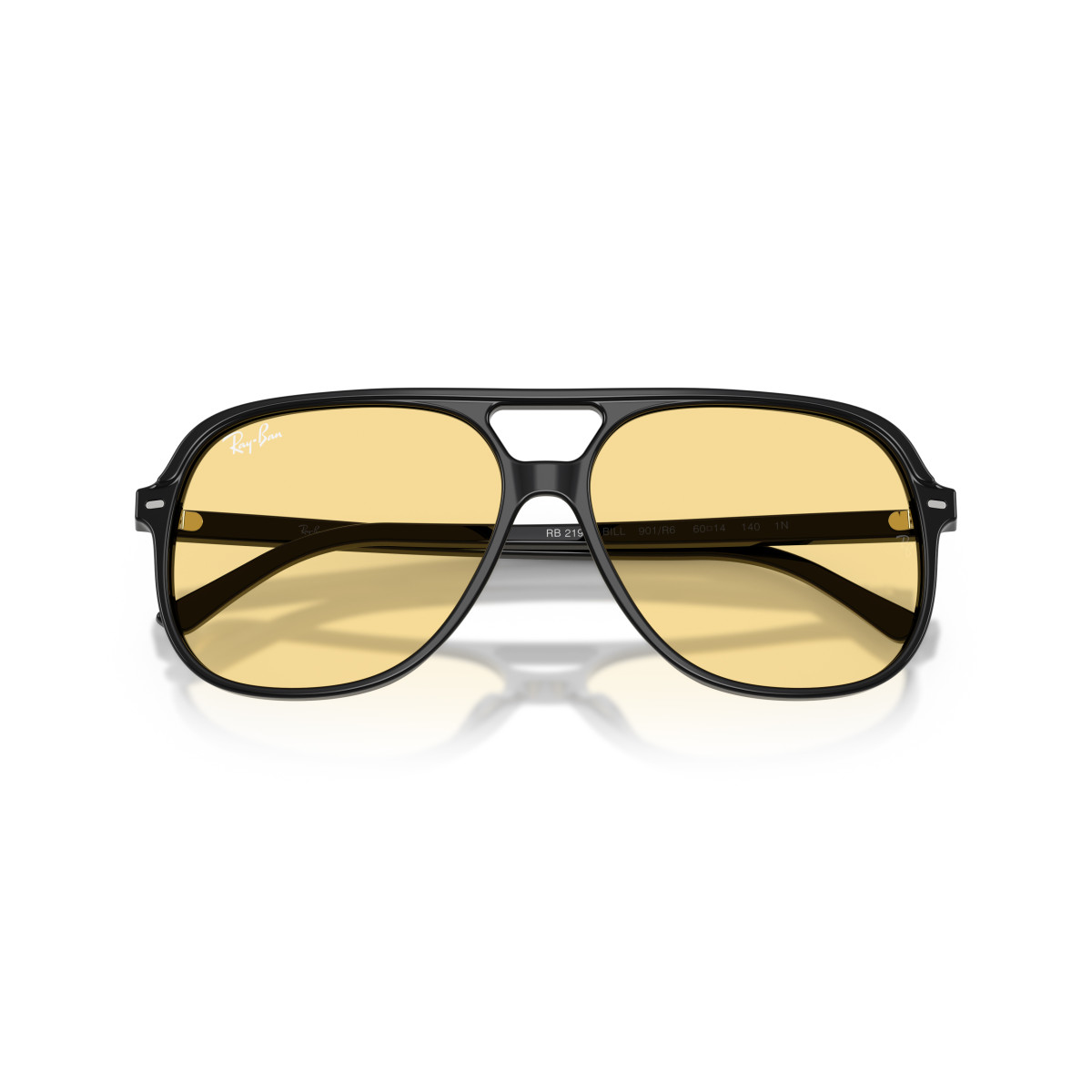 Ray-Ban Bill päikeseprillid | Black - Yellow