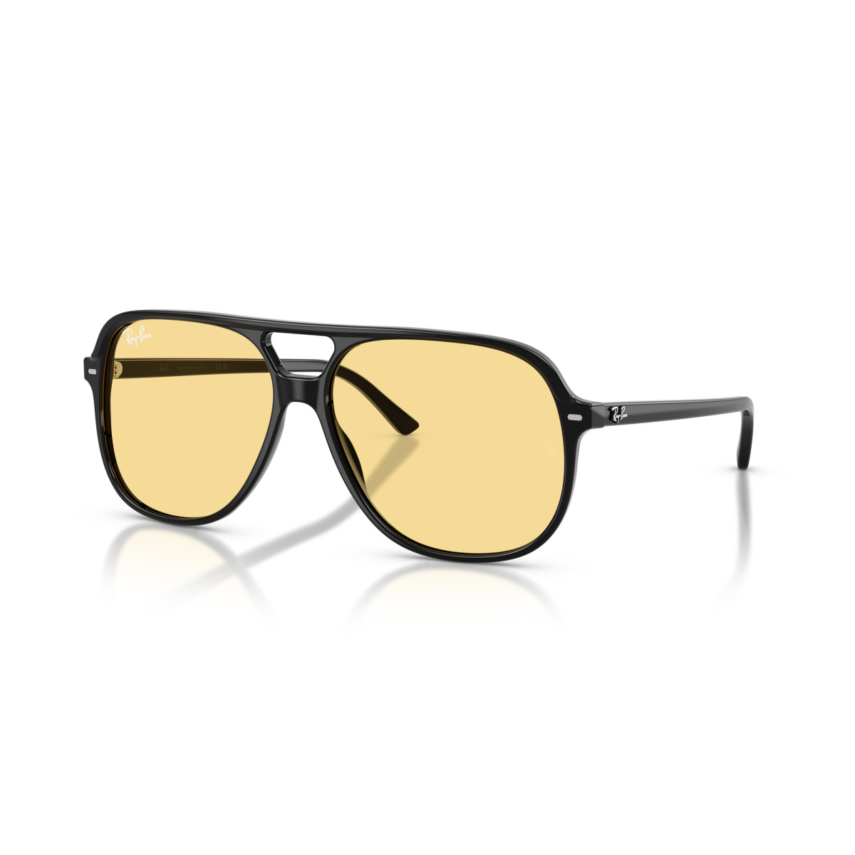 Ray-Ban Bill päikeseprillid | Black - Yellow